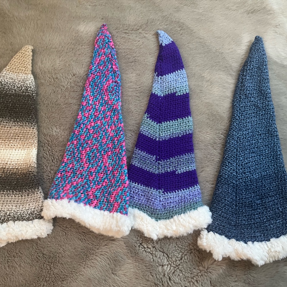 Set of 4 handmade whimsical hats